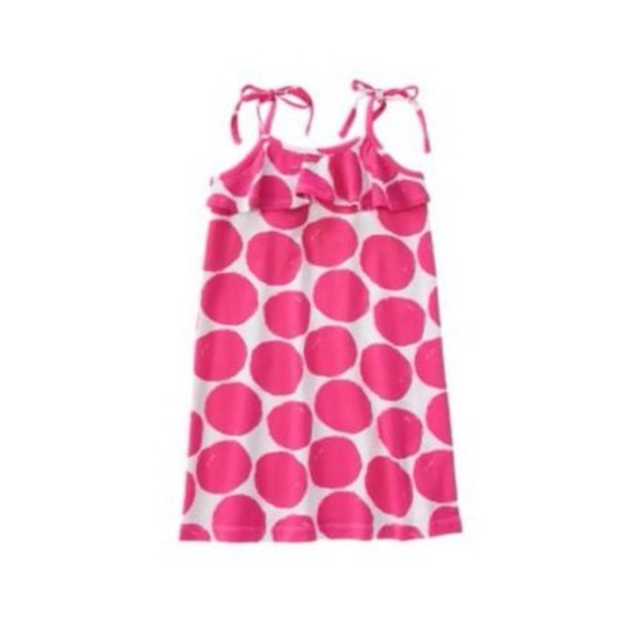 New GYMBOREE Daisy Park Retro Dots Shift Dress NWT - Picture 2 of 8